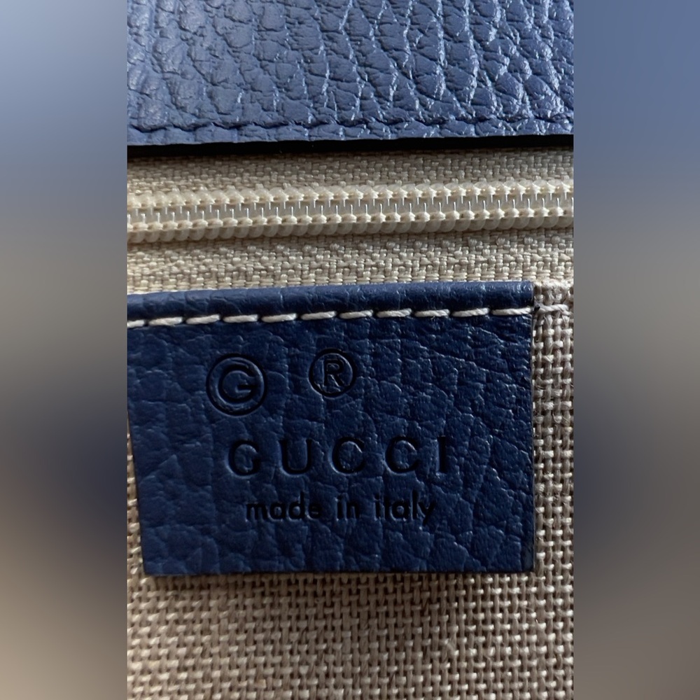Authentic Gucci Leather Interlocking GG Shoulder Bag New Never Been Used… - Picture 13 of 13